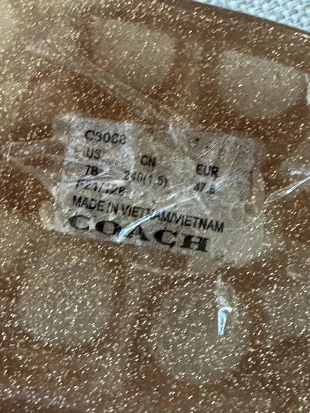 Coach Ulyssa Slides Dark Gold